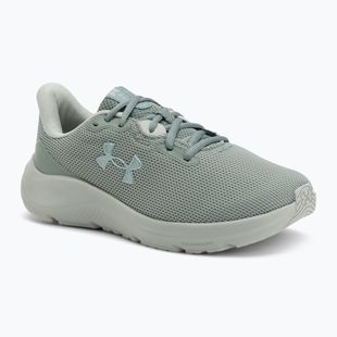Dámske bežecké topánky Under Armour Charged Pursuit 4 silica green/silica green/metallic silica