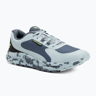 Pánske bežecké topánky Under Armour Charged Bandit Trail 3 downpour grey/harbor blue/hyper green
