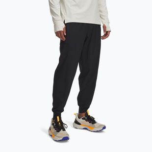 Pánske bežecké nohavice Under Armour Trail Run black / reflective