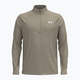 Pánska mikina Under Armour Tech Textured 1/2 Zip city khaki/black