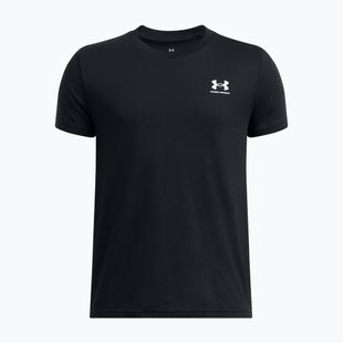 Detské tričko Under Armour Sportstyle Left Chest czarny