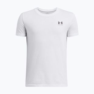 Detské tričko Under Armour Sportstyle Left Chest white