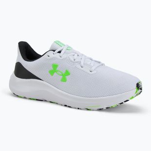 Pánske bežecké topánky Under Armour Charged Pursuit 4 white/black/hyper green