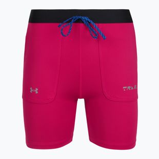 Dámske šortky Under Armour Trail Run Fitted shaded fuchsia/black