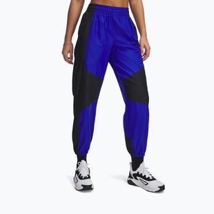 Dámske tréningové nohavice Under Armour Project Rock Woven Bottom black