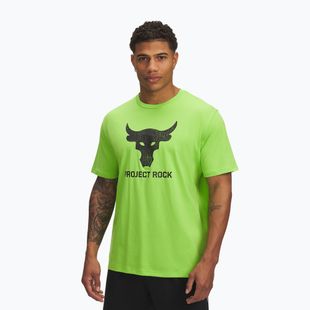 Pánske tréningové tielko Under Armour Project Rock Payoff Graphic cyber green/black
