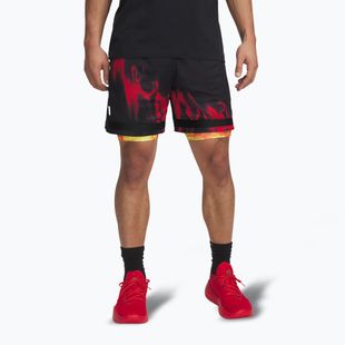 Pánske basketbalové šortky Uder Armour Curry Statement I black / fire