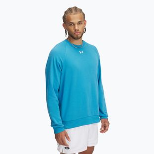 Pánska mikina Under Armour Rival Fleece Crew ether blue/white