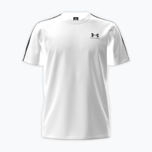Pánske tréningové tričko Under Armour Icon Heavyweight Tee Taping white/black
