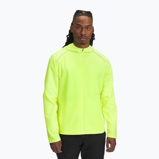 Pánska bežecká bunda Under Armour Storm Run Hooded high vis yellow//reflective