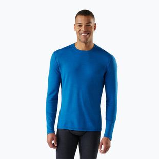 Pánska termoaktívna mikina Smartwool Merino 250 Baselayer Crew Boxed nival blue