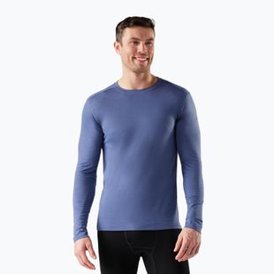 Pánske termoregulačné tričko s dlhým rukávom Smartwool Classic All-Season Merino Baselayer Boxed nightfall blue