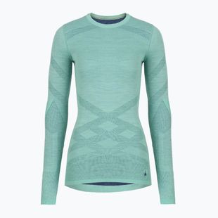 Dámske termo tričko longsleeve Smartwool Intraknit Thermal Merino Baselayer Crew pacific blue/nightfall blue