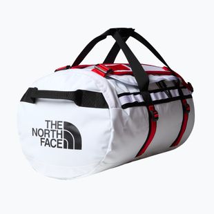 Cestovná taška The North Face Base Camp Duffel M 71 l white/black/elevation red
