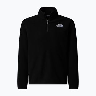 Detská fleecová mikina The North Face Teen Glacier 1/4 Zip black