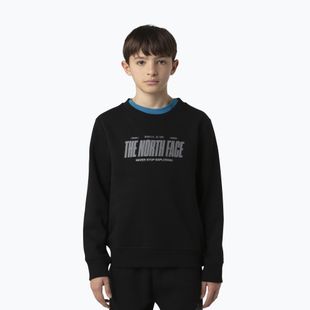 Detská mikina The North Face Reflective Logo Relaxed Crew black