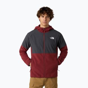 Pánska mikina The North Face Glacier Heavyweight Full Zip HD sumac/asphalt grey