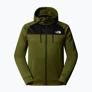 Men's hoodie The North Face Reaxion Fleece Full Zip Hoodie woodland green/black