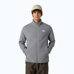 Pánska fleecová mikina The North Face Glacier Fleece mid grey heather