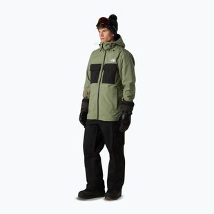 Muška snowboard jakna The North Face Fourbarrel Triclimate bark mist/black