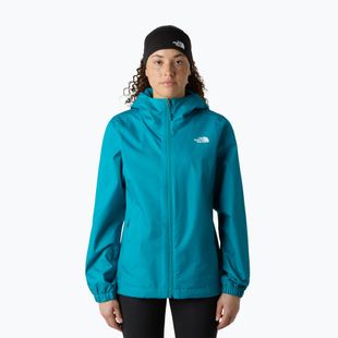 Damska kurtka przeciwdeszczowa The North Face Quest w głębokim odcieniu teal