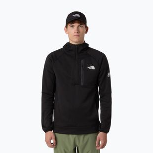 Pánska mikina The North Face Mountain Athletics Fleece Hooded 1/4 Zip čierna