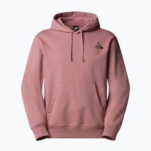 Pánska mikina The North Face Flower Dome Relaxed Hooded GPH nostalgia rose