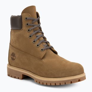 Pánske topánky Timberland Premium 6 Inch Lace Up Waterproof olive nubuck/dark brown