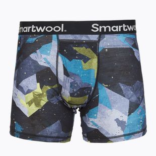 Pánske termo boxerky Smartwool Merino Print Boxer Brief Boxed blue sum sector