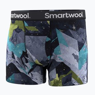 Pánske termo boxerky Smartwool Merino Print Boxer Brief Boxed blue sum sector