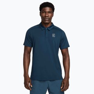 Pánske tenisové polo tričko Nike Court Dri-Fit Advantage armory navy / white / white