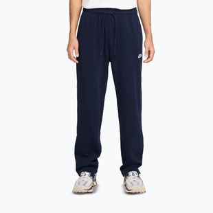 Pánske nohavice Nike Sportswear Club Knit Open-Hem obsidian/white