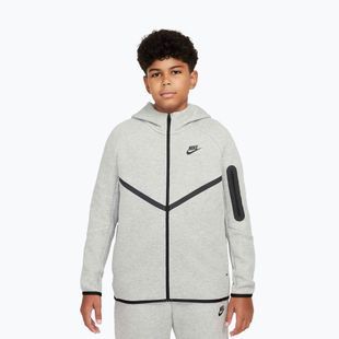 Detská mikina Nike Sportswear Tech Fleece Full-Zip dark grey heather/black/black