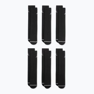Ponožky  Jordan Everyday Cushioned Crew 6 pairs black/white