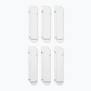 Ponožky  Jordan Everyday Cushioned Crew 6 pairs white/black