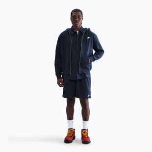 Pánske šortky Nike Club French Terry Flow obsidian/obsidian/white