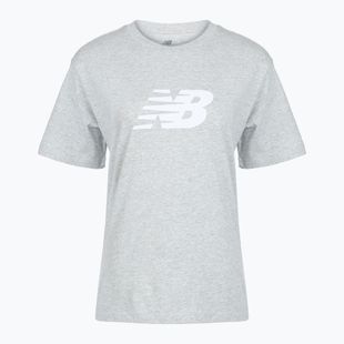 Dámske tričko New Balance Sport Jersey Relaxed Logo reflection/white/light arctic grey