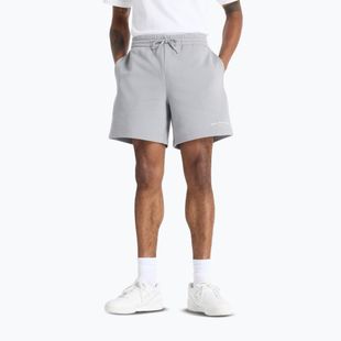 Pánske šortky New Balance Reimagined Fleece Graphic slategrey