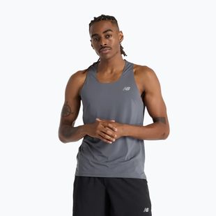 Pánske bežecké tielko New Balance Race Day Tank graphite