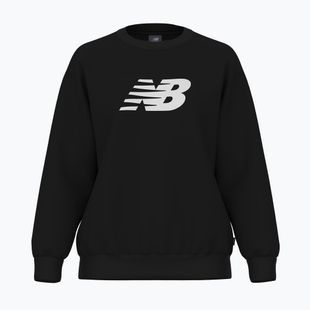 Dámska mikina New Balance Šport Fleece Logo Crew black