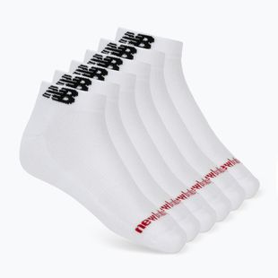 Ponožky New Balance Everyday Low Cut 6 pairs white