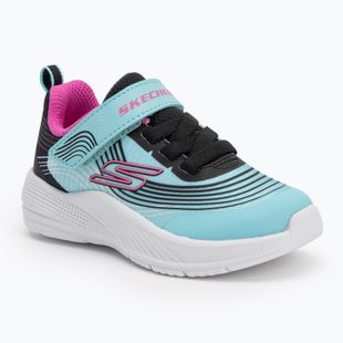 Detské topánky SKECHERS Microspec Advance aqua/purple