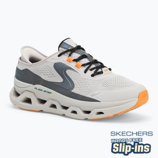 Pánska obuv SKECHERS Glide Step Altus gray/orange
