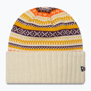 Dámska zimná čiapka New Era Rail Isle Cuff Knit Beanie light beige