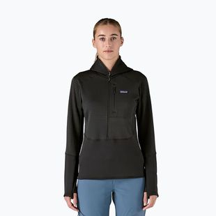 Dámska softshellová bunda Patagonia R1 Hybrid Pullover Hoody black