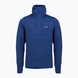 Pánska trekingová mikina Patagonia R1 Thermal Full Zip Hoody clement blue