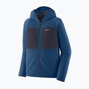 Pánska softshellová bunda Patagonia R2 TechFace Hoody clement blue