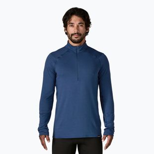 Pánska mikina Patagonia Cap Termal Weight Zip Neck clement blue