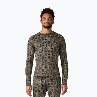 Pánske termo tričko longsleeve Patagonia Cap Mid Weight Crew flow / sunken blue