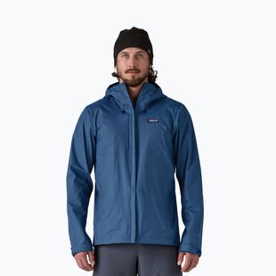 Pánska bunda do dažďa Patagonia Torrentshell 3L Rain clement blue